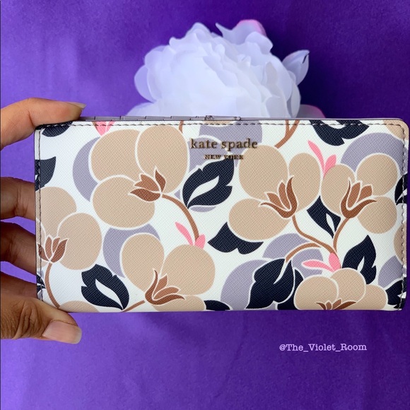 ▪️KATE SPADE▪️Breezy Floral Cameron Slim Wallet - Picture 4 of 7